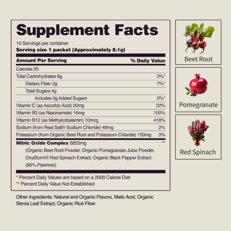 Snap Supplements Heart Beets Stick Packs