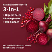 Snap Supplements Heart Beets Stick Packs