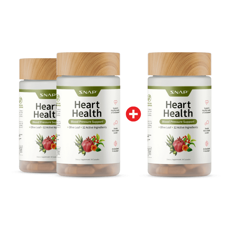 Snap Supplements Heart Health - Buy 2 Get 1 Free