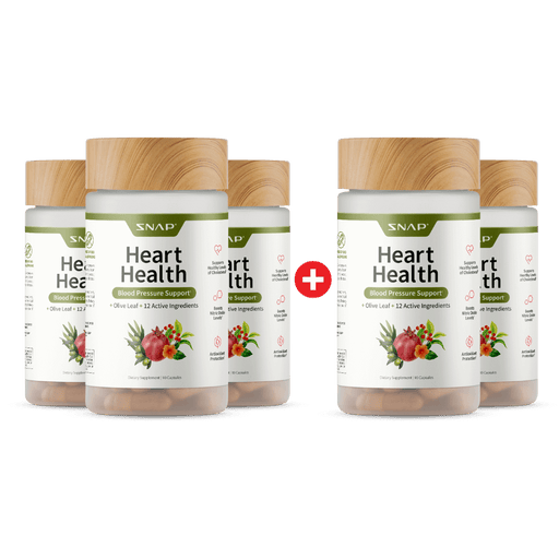 Snap Supplements Heart Health - Buy 3 Get 2 Free