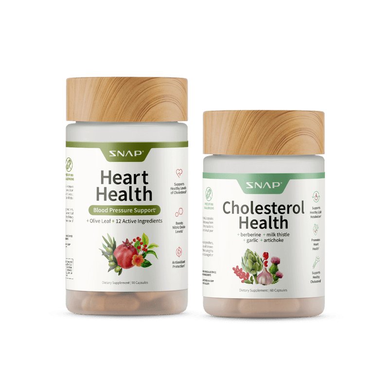 Snap Supplements Heart Health & Cholesterol Health Bundle