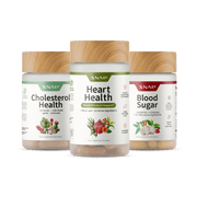 Snap Supplements Heart Health, Blood Sugar & Cholesterol Health Bundle