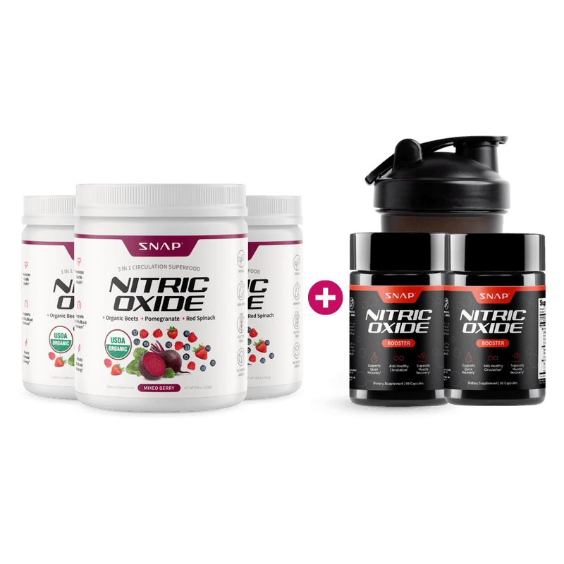 Snap Supplements Heart Health Package with FREE Shaker