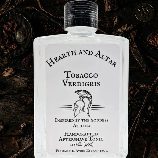 Hearth and Altar Hearth and Altar Tobacco Verdigris Aftershave Tonic 4oz Shaving & Grooming Black