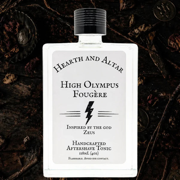 Hearth and Altar Herarth And Altar High Olympus Fougère - Aftershave Tonic 4 Oz Shaving & Grooming Black