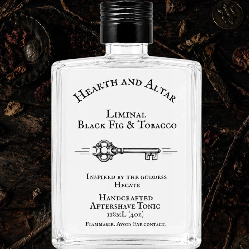 Hearth and Altar Herarth And altar Liminal Black Fig & Tobacco - Aftershave Tonic 4 Oz Shaving & Grooming Black