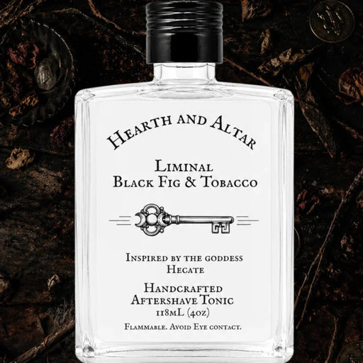 Hearth and Altar Herarth And altar Liminal Black Fig & Tobacco - Aftershave Tonic 4 Oz Shaving & Grooming Black