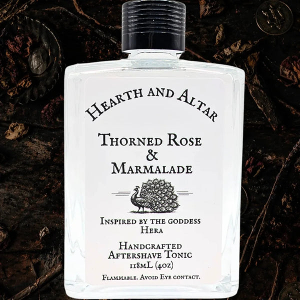 Pasteur Pharmacy Hearth and Altar Thorned Rose and Marmalade - Aftershave Tonic 4 Oz Shaving & Grooming Black