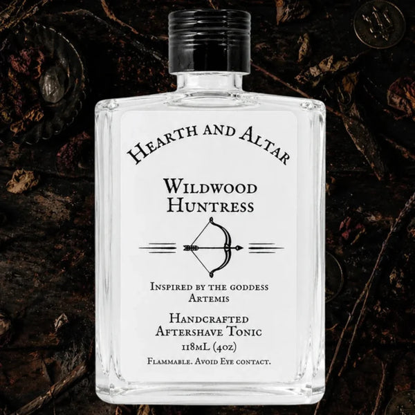Hearth and Altar Hearth And Altar Wildwood Huntress - Aftershave Tonic 4 Oz Shaving & Grooming Black