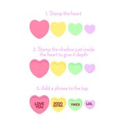 UberChic Beauty Candy Hearts Nail Art Kits & Accessories