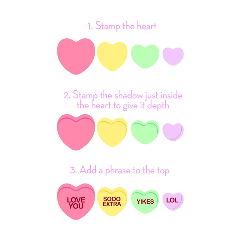 UberChic Beauty Candy Hearts Nail Art Kits & Accessories