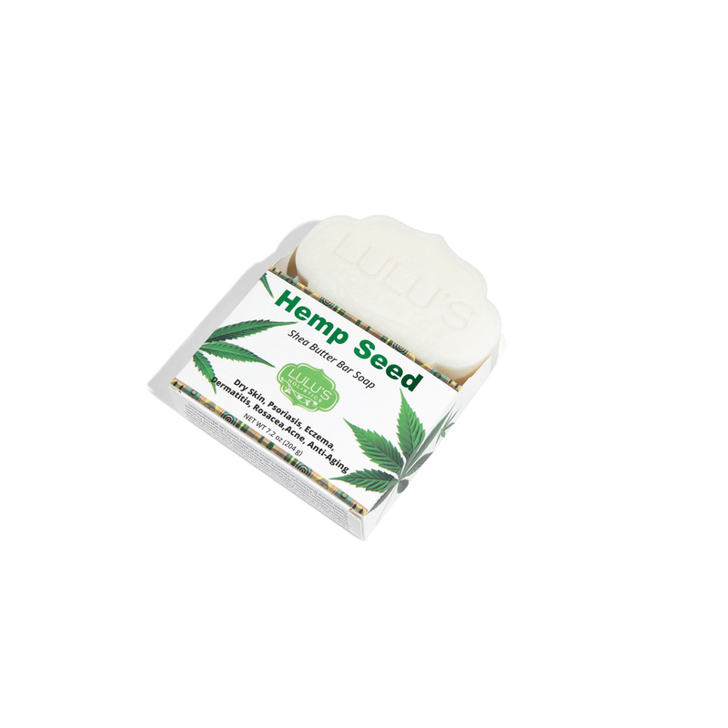 Lulu’s Holistics Hemp Seed & Shea Butter Bar Soap — Deep Hydration for Dry Skin and Eczema Bar soap