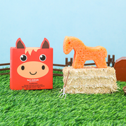 Spongellé Henry Horse | Farm Animals Body Wash Infused Buffer