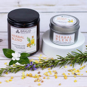 Brigid Trading Company Herbal Blend Soy Wax Candle - Frankincense, Rosemary, and Myrtle Aromatherapy Candle