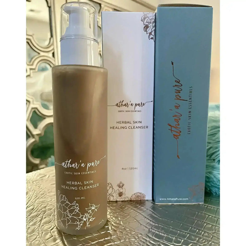 Athar'a Pure Herbal Skin Healing Cleanser (100% Natural, Vegan, Organic) Face