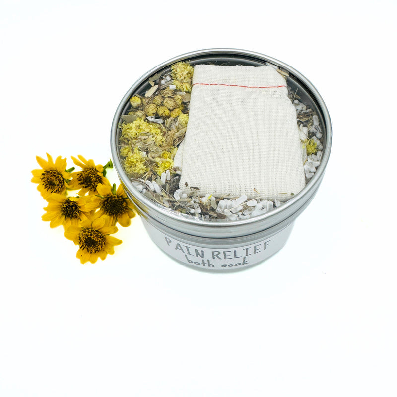Rooted Earth Farm + Apothecary Pain Relief Bath Soak Bath Teas + Soaks