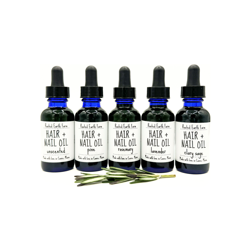 Rooted Earth Farm + Apothecary Herbal Hair + Nail Oil Hair + Nail Care