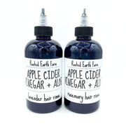 Rooted Earth Farm + Apothecary Herbal Aloe Vinegar Hair Rinse Hair + Nail Care