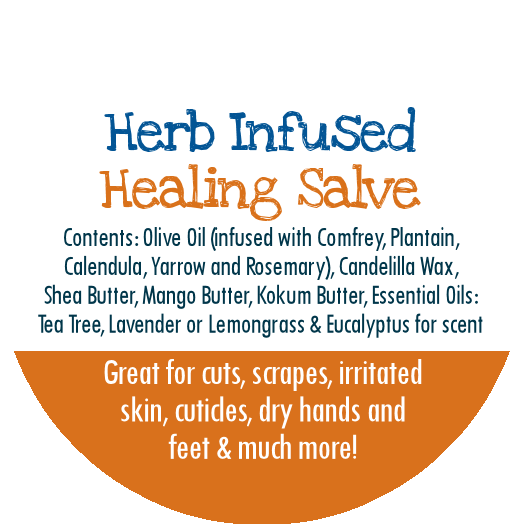 By Robin Creations Herb-Infused Healing Salve - First Aid Balm First Aid