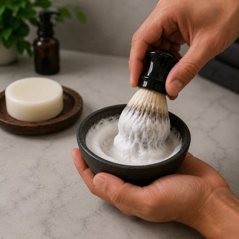 Shave Essentials Heritage Tallow Shave Soap Shave Creams & Soaps Dark Gray Unscented,Cedarwood,Sandalwood
