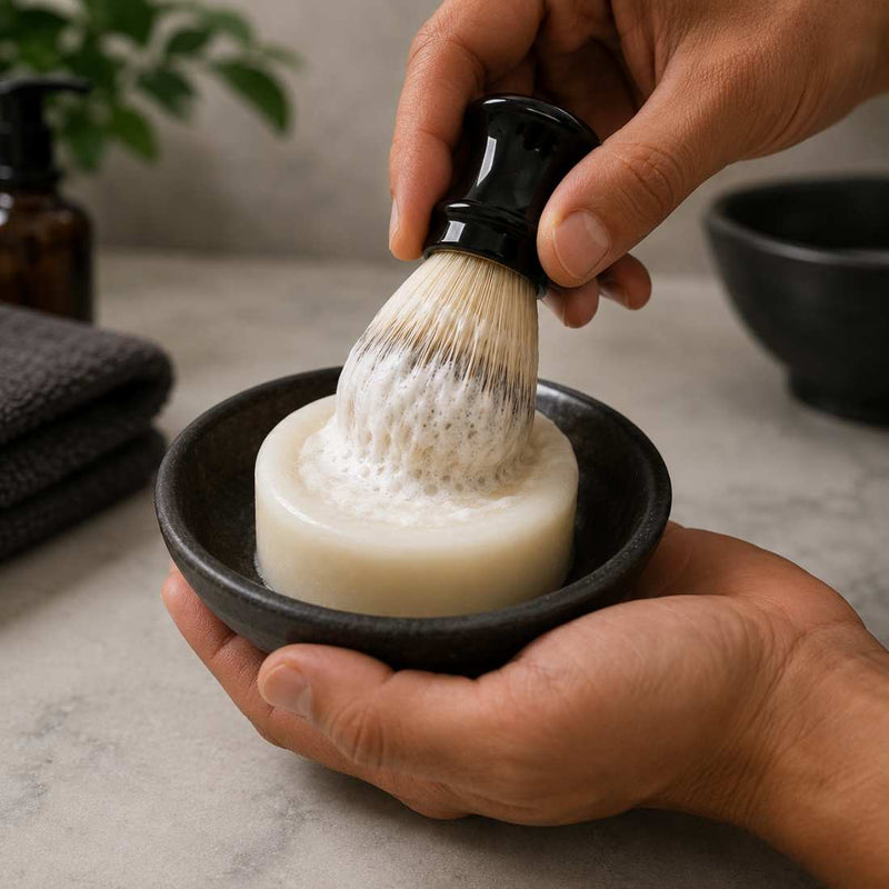 Shave Essentials Heritage Tallow Shave Soap Shave Creams & Soaps Black Unscented,Cedarwood,Sandalwood