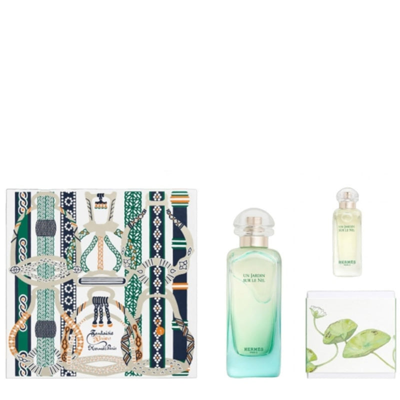Nava Beauty Hermes A Garden on the Nile Gift Set - 3 Piece Set White Smoke