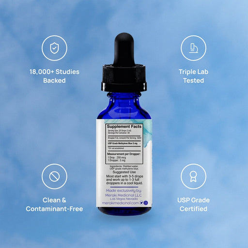 Meraki Medicinal Meraki Blu USP Grade Methylene Blue 150mg
