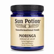 Sun Potion Moringa Leaf Powder Adaptogen Bisque 90g Jar