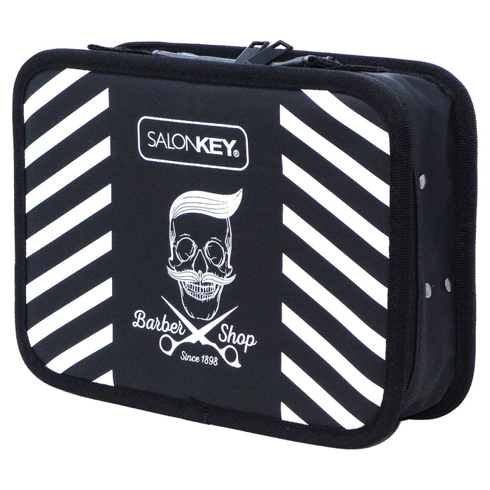 Barber Carrying Case Travel Size Barber Case Black & White