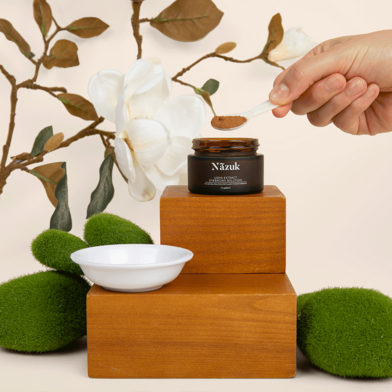 Nãzuk Beauty Eyebrow Regrowth Mask brow serum