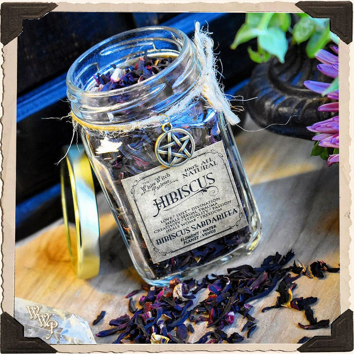 HIBISCUS FLOWER APOTHECARY. Dried Herbs. For Love, Passion & Freedom.