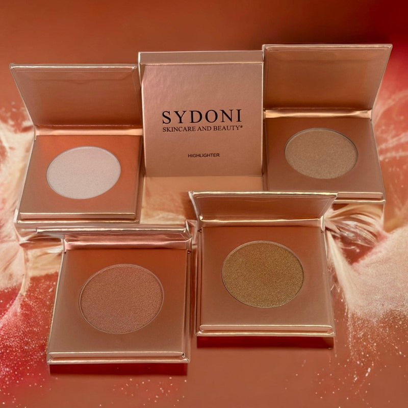 Sydoni Skincare and Beauty HIGHLIGHTER POWDER-SINGLE PALETTE Net. Wt. 0.04kg Pressed Powder