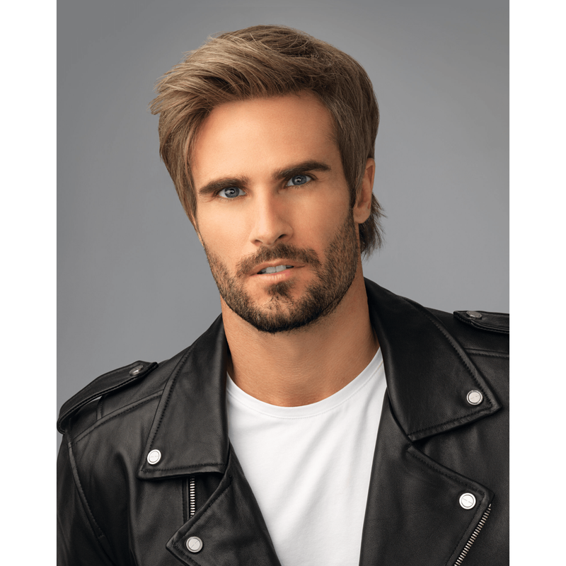 VIP Extensions Him Edge style Best Quality Hairpiece for Men M12/22S by Hairuwear Wig