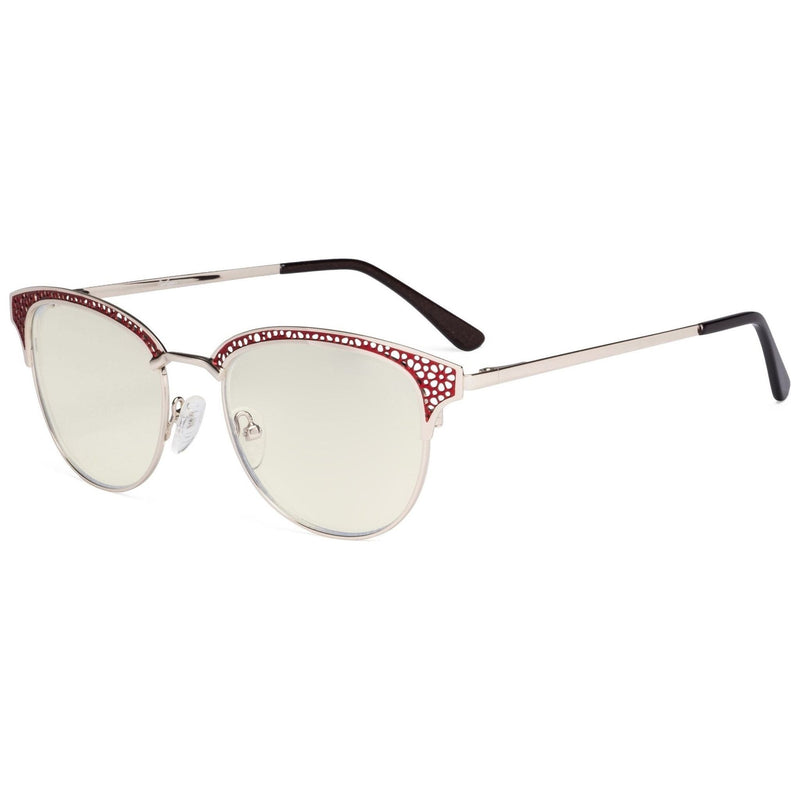 eyekeeper.com Browline Blue Light Blocking Reading Glasses LX17015 Eyeglasses