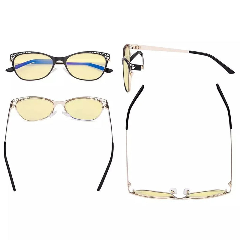 eyekeeper.com Hollow Design Blue Light Blocking Eyeglasses LX19025-BB60 Eyeglasses