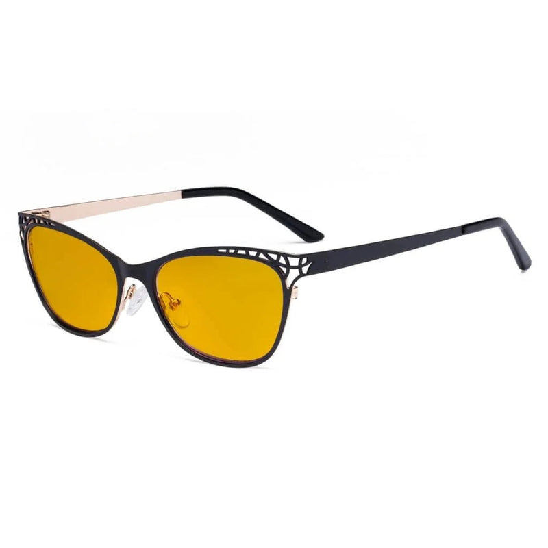 eyekeeper.com Hollow Design Blue Light Blocking Eyeglasses LX19025-BB90 Eyeglasses