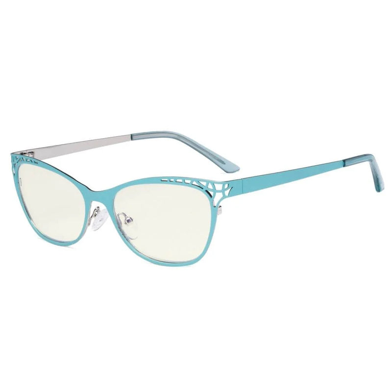 eyekeeper.com Hollow Design Blue Light Filter Eyeglasses LX19025-BB40 Eyeglasses