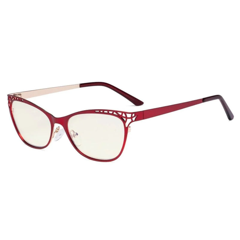 eyekeeper.com Hollow Design Blue Light Filter Eyeglasses LX19025-BB40 Eyeglasses