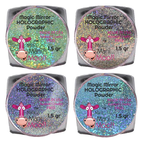Minimanimoo - Magic Mirror 4 Set Bundle Holographic Powders