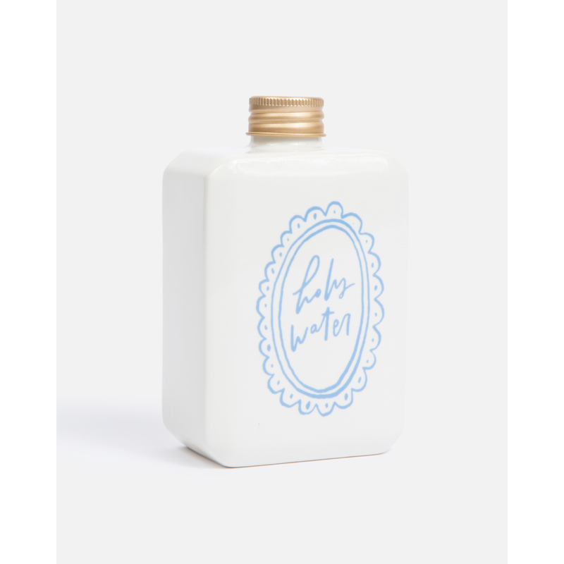 Be A Heart Ceramic Holy Water Bottle Reusable Water Bottle