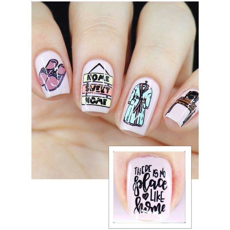 UberChic Beauty Home Sweet Home Stamping Plate