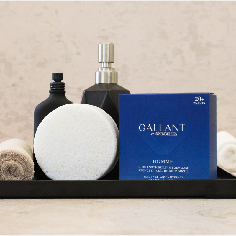 Spongellé 20+ Men's Gallant Buffer Body Wash Infused Buffer