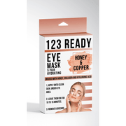 ZAQ Skin & Body 123 Ready HONEY & COPPER HYDRATING GEL EYE PATCHES
