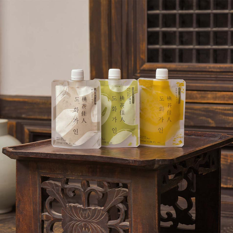 Coréelle House of Dohwa Wash Off Mask Pack Set (Rice+Pumpkin+Mungbean) Mask
