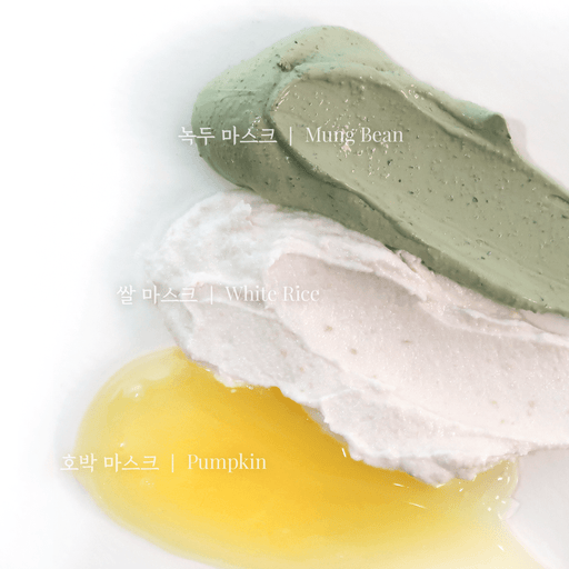 Coréelle House of Dohwa Wash Off Mask Pack Set (Rice+Pumpkin+Mungbean) Mask
