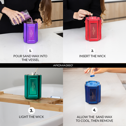 Aroma360 Bougie Green Candle