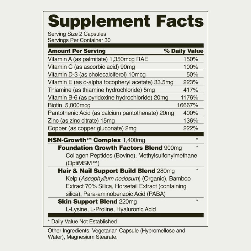 Snap Supplements Hair, Skin & Nails