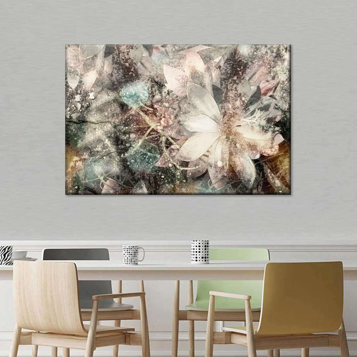 Abstract Floral Elements Wall Art