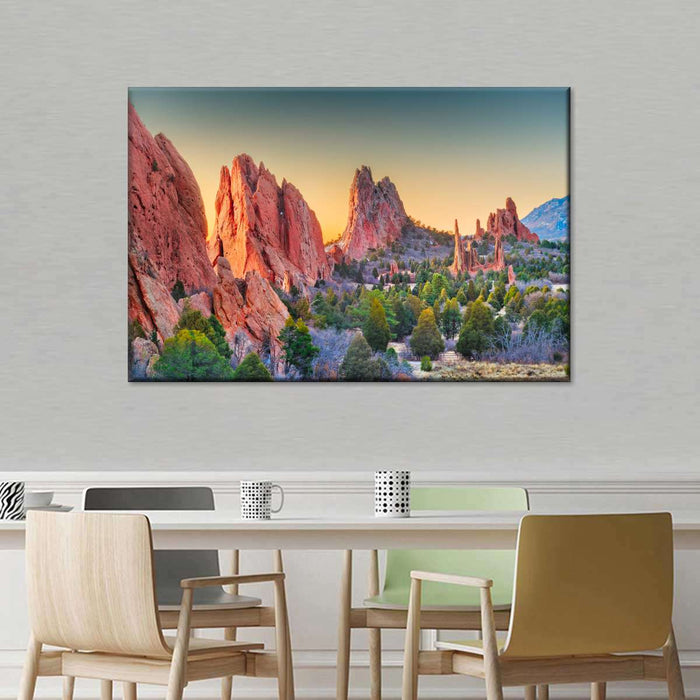 Garden Of The Gods Sunrise Wall Art