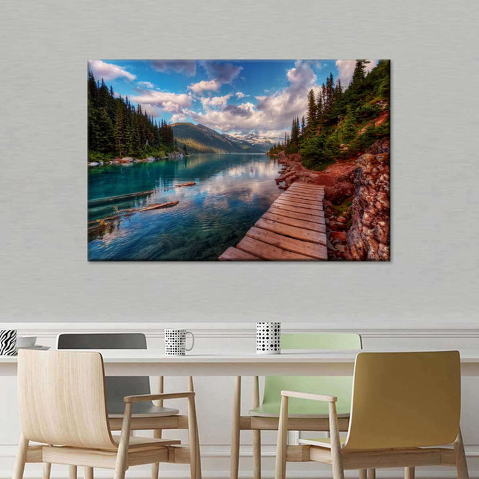 Lake Walkway Wall Art